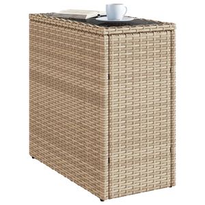 Tavolino da Giardino Beige e Nero per Esterni - Product Image 4