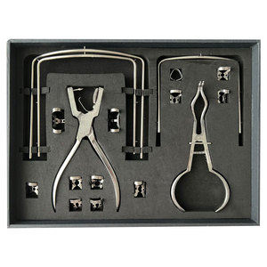 Kit de perforateurs de diaphragmes dentaires en acier inoxydable à marque privée, en vente - Product Image 1