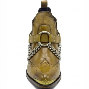 Zapatos de Vestir Formales Negros de Estilo Británico Casual para Hombre, Zapatos de Cuero Hechos a Mano para Bodas y Fiestas - Product Image 1