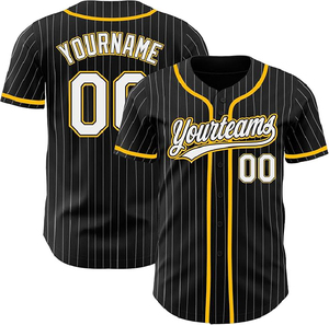 Vêtements fabriqués sur mesure avec logo personnalisé, maillot de baseball à séchage rapide, respirant, manches courtes, 100% polyester, maillots de baseball américains - Product Image 5