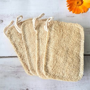 Éponges de douche en loofah, tampons exfoliants doux pour le corps, prêts à l'exportation - Product Image 1