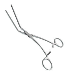 90 °   Pinzas Anguladas para Esponjas, Pinzas de Anillo Foerster de Acero Inoxidable, Instrumento Quirúrgico con Certificación CE ISO - Product Image 4