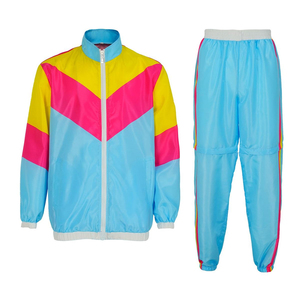 Ensemble de survêtement imperméable pour homme, veste coupe-vent réfléchissante et pantalon, vêtements techniques, streetwear, OEM - Product Image 6