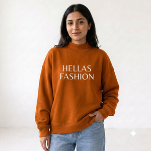 Sudadera de cuello simulado para mujer, ligera, de algodón y forro polar, informal de invierno, con puños acanalados, proveedor OEM ODM a precio económico - Product Image 1