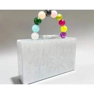 Bolso de Mano de Resina de Cristal Hecho a Mano para Bodas y Fiestas, para Damas, India, RR ENTERPRISES - Product Image 4