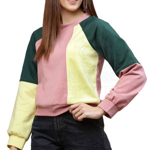 เสื้อสเวตเชิ้ตผู้หญิงสำหรับฤดูหนาว ผลิตในปากีสถาน ผ้าฝ้าย 100% พิมพ์ลายโลโก้ด้านหน้าตามสั่ง สไตล์ลำลอง - Product Image 3