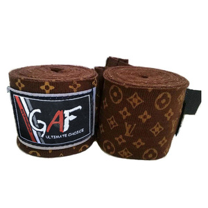Bandages de boxe et de taekwondo GAF, bandages protecteurs personnalisés en coton, confortables, respirants, pour la protection des poignets - Product Image 1