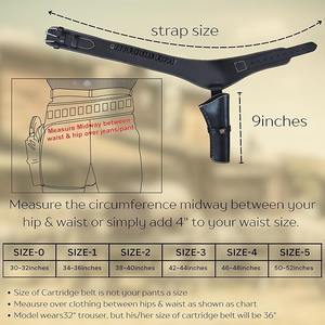 Sangle de cartouches tactique réglable pour la chasse et le tir, 10 compartiments, en cuir de vachette véritable de qualité supérieure, robuste, à dégagement rapide - Product Image 2