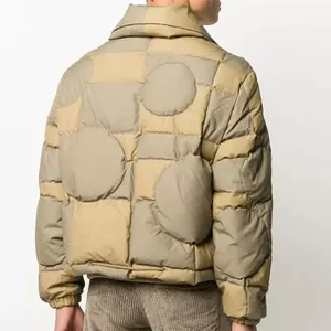 Wholesale Fashion Goose Down Feather Shiny <b>Bubble</b> <b>Coats</b> Hooded Men's Puffer Jacket Custom Logo <b>Bubble</b> Jackets - Product Image 5