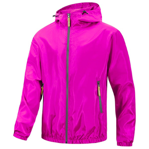 Chaqueta Cortavientos Ligera con Capucha, Unisex, Resistente al Agua, Ropa Deportiva para Exteriores, Chaqueta Impermeable Plegable de COSH Sports - Product Image 3