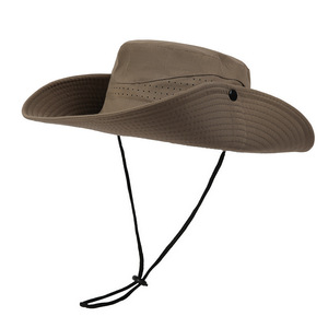 Chapeau de pêcheur respirant pour l'été, chapeau de soleil, chapeau de randonnée, de trekking, de pêche et de protection solaire à séchage rapide pour l'extérieur - Product Image 1