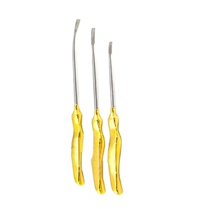 Ensemble de chirurgie endoscopique manuelle Caronia Surgical CS-HFSJ-908 en acier inoxydable pour lifting du visage - Poignée dorée, plastique de haute qualité - Product Image 4