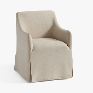 Silla de Comedor Moderna con Tapicería de Lino, Diseño Contemporáneo para Muebles del Hogar - Product Image 1