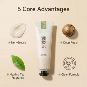 Crema de Manos Hidratante con Semillas de Té Natural de Taiwán, Extracto de Té Oolong Sijichun, a Base de Plantas, Reparación Profunda para Piel Seca, Aroma Floral, 50 ml, Regalo Premium - Product Image 3