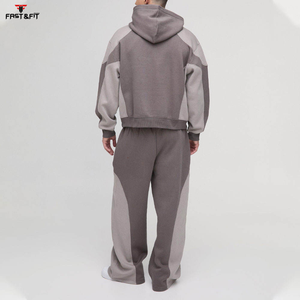 Survêtement décontracté à capuche imprimé uni, grande taille, tendance, écologique, 100 % coton, confortable, prix abordable - Product Image 2