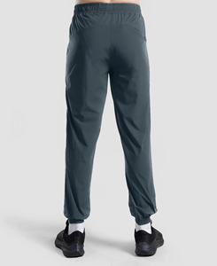 Pantalon de sport unisexe personnalisé pour l'automne, avec cordon de serrage, taille haute, respirant, léger, séchage rapide, en polyester/coton, pour la course à pied - Product Image 3