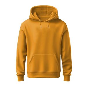 เสื้อฮู้ดดี้โอเวอร์ไซส์แบบยูนิเซ็กซ์ ผ้าฟลีซหนานุ่ม ระบายอากาศได้ดี เหมาะสำหรับฤดูหนาว สไตล์สตรีทแวร์ มีกระเป๋าจิงโจ้ รับผลิตแบบ OEM - Product Image 1