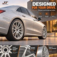 Jantes forgées multi-rayons en maille de 18 à 22 pouces, finition usinée argentée, 5x112 5x114.3 VIW-150 pour BMW Audi Mercedes-Benz