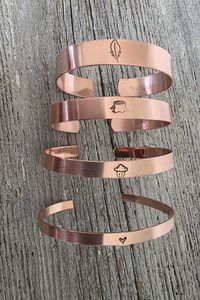 Vintage Copper Cuff Bracelet Antique Plated Unisex Adjustable Fashion Jewelry <b>men</b> women daily wear handmade copper cuff - Product Image 4