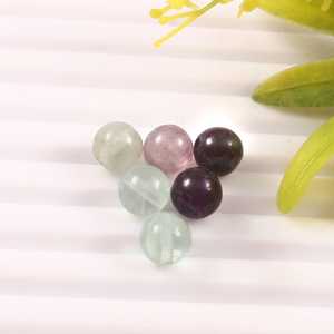 Esferas de Fluorita Natural de 10 mm, Lisas y Redondas, Cristales Curativos, Piedras Preciosas Sueltas para Joyería, Lote al por Mayor - Product Image 1