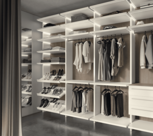 Armario Modular Independiente Personalizado JY Project, Armario de Madera, MDF, PVC, Mueble Organizador de Almacenamiento Moderno para Dormitorio - Product Image 4