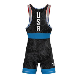 ชุดนักมวยปล้ำมืออาชีพสำหรับผู้ชาย น้ำหนักเบา ระบายอากาศได้ดี ยืดหยุ่นได้ เหมาะสำหรับการฝึกซ้อม การแข่งขัน และการแข่งขันแบบทัวร์นาเมนต์ - Product Image 6