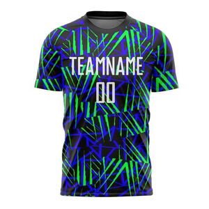 Camiseta de Fútbol, Nuevo Diseño, para Hombre, Alta Calidad, 100% Poliéster, Elástica en Cuatro Direcciones, Ecológica, de Secado Rápido - Product Image 1