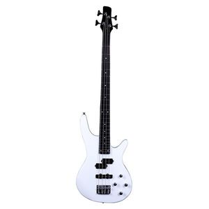 Stylish White IB Bass Guitar with Power Line and Wrench Tool Exquisite Accessories Included - Product Image 3
