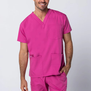 Tenues médicales pour médecins et infirmiers, ensembles de blouses 100% coton, séchage rapide, respirantes, couleur et design personnalisés, haute qualité, usage hospitalier, livraison rapide - Product Image 2