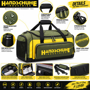 Water Resistant Casual Zipper Sports Travel Duffel <b>Bag</b> <b>with</b> Shoe <b>Compartment</b> for Traveling Workout Gym <b>Bag</b> - Product Image 4