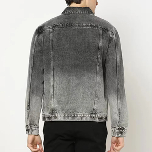 Nouvelle veste en jean pour homme, design tendance, haute qualité, prix de gros, vestes en jean délavées sur mesure pour homme - Product Image 4