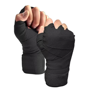 Bandages de boxe professionnels haute performance en coton extensible avec support de poignet réglable et personnalisable OEM ODM - Product Image 2