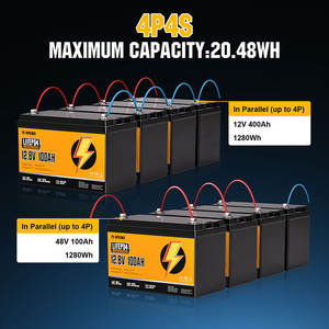 ЕС, США, запас, 12 В, 100Ah, 200Ah, 300Ah, LiFePO4, уличный аккумулятор, литий-ионный аккумулятор для глубокого цикла, аккумулятор для хранения энергии - Product Image 2