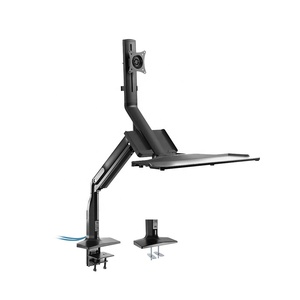 Giá Để Bàn Đứng Điều Chỉnh Được Chiều Cao, Dùng Cho Văn Phòng, Nội Thất Công Thái Học, Lò Xo Khí Với Giá Đỡ Một Màn Hình - Product Image 3