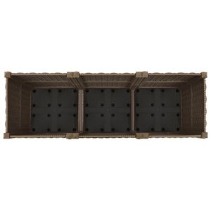 Lit de jardin surélevé 47.2 "x 15.7" x 15 "en polypropylène pour décoration extérieure - Product Image 6