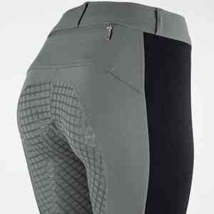 Pantalones de equitación de silicona de asiento completo para mujer, mallas de equitación con bolsillo, jodhpurs y pantalones de montar. - Product Image 6