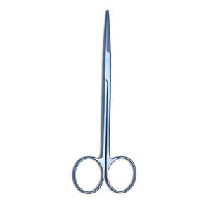 Tijeras Iris Recubiertas de Azul, Rectas, de Acero Inoxidable Quirúrgico, Punta Fina, Precisión Manual, Aprobadas por la CE, Instrumentos Quirúrgicos - Product Image 3