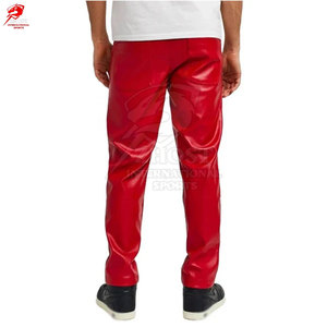 กางเกงหนังผู้ชายสุดอินเทรนด์ ดีไซน์คลาสสิก สวมใส่สบาย วัสดุคุณภาพสูงสำหรับสวมใส่ทุกวัน - Product Image 4