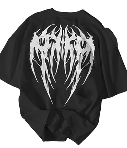 เสื้อยืดพิมพ์ลายกราฟิกเท่ๆ ผ้าฝ้ายนุ่ม สวมใส่สบาย เหมาะสำหรับแฟชั่นประจำวัน เสื้อยืดพิมพ์ลายสำหรับผู้ชาย - Product Image 1