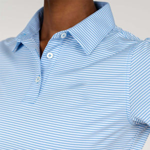 Camiseta Polo a Rayas de Diseño Personalizado para Mujer, de Alta Calidad y Personalizada para Equipos Deportivos, Eventos Empresariales y Uso Casual - Product Image 4