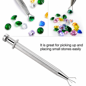 Pince à gemmes en diamant, outil de préhension de perles, outil de pose de bijoux de précision ZetomedPro - Product Image 4