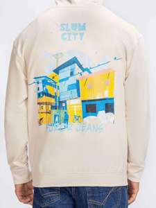 Sudadera con capucha de algodón suave para hombre, estilo cómodo, para viajes y uso diario, con gráfico personalizado en la espalda. - Product Image 4