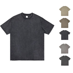 Custom T <b>shirt</b> Men's <b>100</b>% <b>POLYESTER</b> Oversized Drop Shoulder T <b>shirt</b> Extended Mock Neck T <b>shirt</b> High Quality T <b>Shirt</b> for Men - Product Image 4