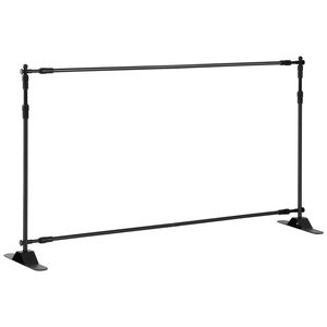 Adjustable 8 X 8 Ft Heavy-Duty Polyester <b>Backdrop</b> Banner <b>Stand</b> with Carrying Bag for Parties and Weddings - Product Image 4