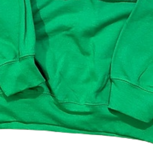 Green Crew Neck Sweatshirt with <b>Pink</b> Letter A and Green Leaf Embroidery <b>Long</b> <b>Sleeve</b> Pullover Casual Women's Fashion <b>Top</b> Soft - Product Image 3