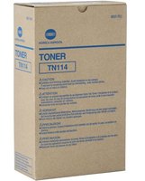Cartouche de toner noir authentique Konica Minolta TN-114, rendement 22000 pages, 2 pièces, emballage original en vrac, fabriqué en Inde 7903232