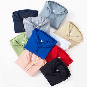 Sudadera con capucha de forro polar para mujer, en stock, estilo deportivo, casual, holgada, gruesa, de manga larga con bolsillo - Product Image 2