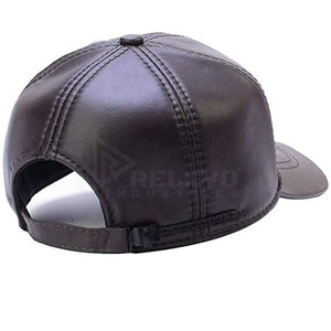 Gorra de Béisbol de Cuero Personalizada de 5/6/7 Paneles con Correa Ajustable, Logotipo Personalizado, Patrón de Letras, Gorra Unisex de Estilo Urbano para Pedidos al por Mayor - Product Image 3