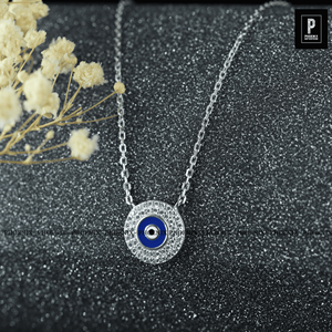 Pendentif Œil protecteur en Moissanite VVS, Argent 925, Bijou effet diamant, Charme de protection (sans chaîne) - Product Image 3