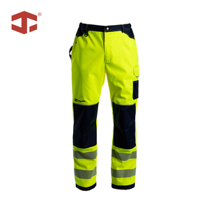 Ensemble de vêtements de travail haute visibilité réfléchissants, imperméables et respirants en polyester, uniforme de sécurité pour la construction routière et la logistique - Product Image 3